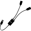 Image de i-tec Cable Hub (USB-A, 2 ports), Station d'accueil + hub USB, Noir