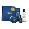 Image de Steve´s No Bull***t, Set cadeau beauté, Steve's - Gift set Shaving Box Blue Velvet (Kit de soins du visage, Set soin du corps)