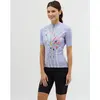 Image de Silvini, Femmes, Maillot de cyclisme, T-Shirt Calnia (S), Blanc, Violet, S