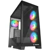 Image de Rampage Obudowa Hydra V2 ARGB czarna (HYDRAV2-BLACK), Boîtier PC : accessoires