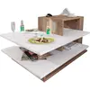 Image de Kalune Design, Table basse, Madden (85 x 60 x 43.50 cm)