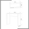 Image de Homitis, Commode + buffet, Kiera (80 x 30 x 82 cm)