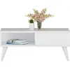 Image de Kalune Design, Table basse, Katharina (45 x 90 x 40 cm)