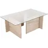 Image de Skye Decor, Table basse, Consept Travertine (105 x 105 x 40 cm)