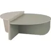 Image de CaliCosy, Table basse, Lot de 2 tables basses L90 cm - ORION (90 x 85 x 35 cm)