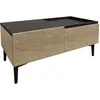 Image de Homitis, Table basse, Look Mia Travertine (45 x 91.80 x 38.60 cm)