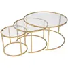 Image de Skye Decor, Table basse, Aurum Trio Coffee Table Set (80 x 80 x 43 cm)