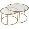 Image de Skye Decor, Table basse, Aurum Coffee Table Set (80 x 80 x 43 cm)