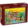 Image de Magnolia Puzzle-Häuser im Wald 1000 dlks (1000 pièces)