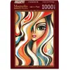 Image de Magnolia Puzzle 1000 pieces Wavy Hair Girl (1000 pièces)