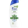 Image de Head & Shoulders, Shampoing, Menthol Fresh 2in1 Shampooing et Conditionneur - 400 ml, Antipelliculaire (400 ml)