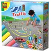 Image de Ses, Écriture + dessin, Stoepkrijt Verkeer (6x)