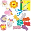 Image de Ses Creative Fluffy loops - Animaux en fil duveteux, Kit de travail manuel, Multicolore