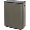 Image de Brabantia Seau de recyclage Bo Touch, Poubelle, Gris, Bronze, Noir, Marron, Argent