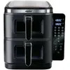 Image de alpina Air fryer double stack 2x 5.5L, Friteuse, Noir