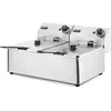 Image de Hendi Friteuse Kitchen Line 2x 6 l 230V 2x 3300W, Friteuse, Argent