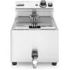 Image de Hendi Friteuse Profi Line avec robinet de vidange 8 l 230V-3500W, Friteuse, Gris