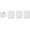 Image de Smartwares, Interrupteurs éclairage + volets électriques, Kit d'interrupteurs muraux sans fil