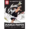 Image de Sakura, Cahier + bloc-notes, Manga (A4, Blanc, Couverture rigide)