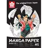Image de Sakura, Cahier + bloc-notes, Manga-Papier (A5, Blanc, Couverture rigide)