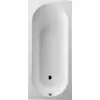 Image de Villeroy & Boch Oberon inbouwbad links/rechts 75x170cm glans wit alpin quaryl