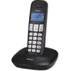 Image de Profoon Téléphone DECT PDX-1100 avec 1 combiné, noir, Téléphone, Argent, Noir