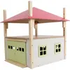 Image de Kids Globe Farming Meule de foin en bois avec stockage 1:32 - Rose