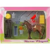 Image de Kids Globe Farming Kids Globe Set de jeu avec cheval et accessoires, 13 cm