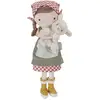 Image de Poupée en peluche Fermière Rosa avec Mouton 35Cm