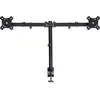 Image de Trust Support de bureau GXT 1120 Mara Dual jusqu'à 16 kg - Gris (Tables, 32", 16 kg), Support de moniteur, Noir