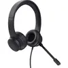 Image de Trust Casque USB HS-201 On-Ear noir (Filaire, USB-A), Casque micro de bureau, Noir