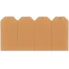 Image de Label, Étiquettes, rillprint Étiquette de marchandise, 70 x 140 mm, kraft brun en carton kraft 200 g/qm, pour