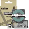 Image de Epson, Ruban d'étiquetage, Matte Clear/Black 24mm LK-6TBJ (2.40 cm, Transparent)
