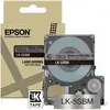 Image de Epson, Ruban d'étiquetage, Argent métallique/noir 18mm LK-5SBM (1.80 cm, Argent)