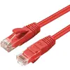 Image de ACT Rouge 2 mètres de câble patch U/UTP CAT5E avec connecteurs RJ45 CAT5E U/UTP RED 2.00M (U/UTP, CAT5e, 2 m), Câble réseau
