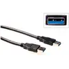 Image de ACT Advanced Cable Technology SB3002 2.00m USB A USB A noir Câble USB (2 m, USB 3.2 Gen 1), Câble USB