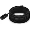 Image de ACT AC6010 Câble USB 10 m 2.0 USB A noir (10 m, USB 2.0), Câble USB