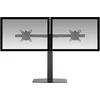 Image de ACT Monitorarm max 27 office, op voet met gasveer, crossbar, 2 schermen