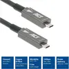 Image de ACT Câble de connexion USB-C 3.2 Gen2 Active Optical Cable (AOC), 7.5m (7.50 m, USB 3.2 Gen 2, 60 W), Câble USB