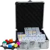 Image de Longfield Mallette en aluminium Domino D12 « Mexican Train » - 91 pièces (Allemand, Français, 2 - 6 Joueur)