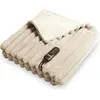 Image de Duux, Couverture chauffante, Yentl Striped Elektrisch Warmtedeken 200x200 cm   9 standen   Beige (200 x 200 cm)