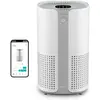 Image de Duux Bright 2 Smart Luchtreiniger - 210 CADR geschikt voor 42m² - Air Purifier met, Purificateur d'air, Blanc, Gris