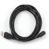 Image de Gembird Câble micro USB 2.0 AM-MBM5P 1m- Charge- Transfert- noir (1 m, USB 2.0), Câble USB