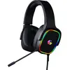Image de Gembird Casque de jeu surround USB 7.1 avec effet lumineux RGB (Filaire), Casque gaming, Noir