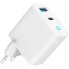Image de Gembird Chargeur Mural Gan Pd Qc 3.0 Avec Usb-a Et Usb-c 65w