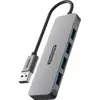 Image de Sitecom CN-5005 Hub USB-A vers 4x USB-C (USB-A, 4 ports), Station d’accueil + hub USB, Gris
