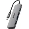Image de Sitecom CN-5009 Hub USB-C vers 4x USB-A (USB-C, 4 ports), Station d’accueil + hub USB, Gris