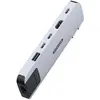 Image de Sitecom MacBook Air Multiport Hub 6 in 2 Zilver (AC-2004) (USB-C, 6 ports), Station d'accueil + hub USB, Argent