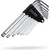 Image de PRO Bike Gear, Clé à six pans, JEU DE CLÉS MLES COUDÉES POUR VIS À SIX PANS CREUX 8 PIÈCES 2/2.5/3/4/5/6/8/10MM