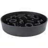 Image de District 70 Ecuelle en bambou Bamboo Dog Slow Feeder Ø 28 cm, gris foncé (250 cl), Gamelle